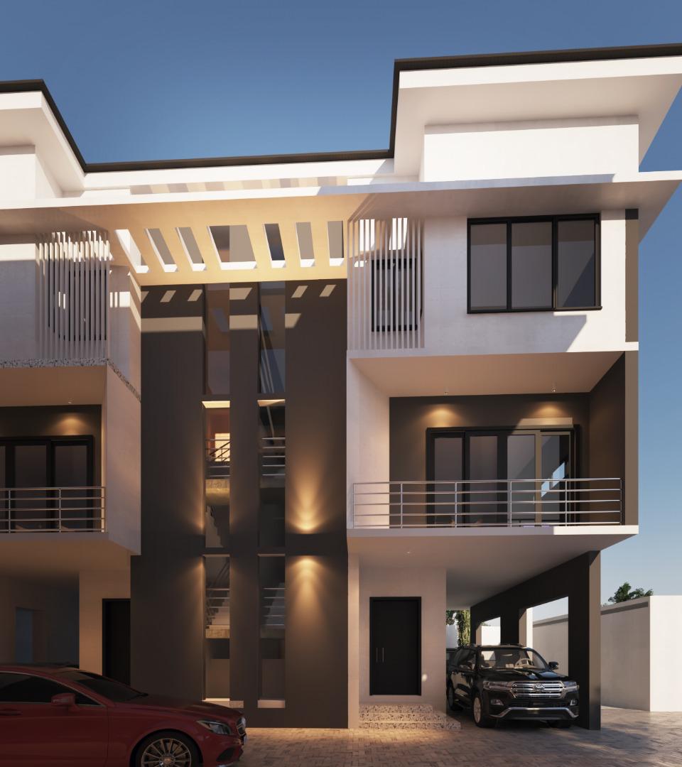 Proposed Terrace House for LSDPC, view 4