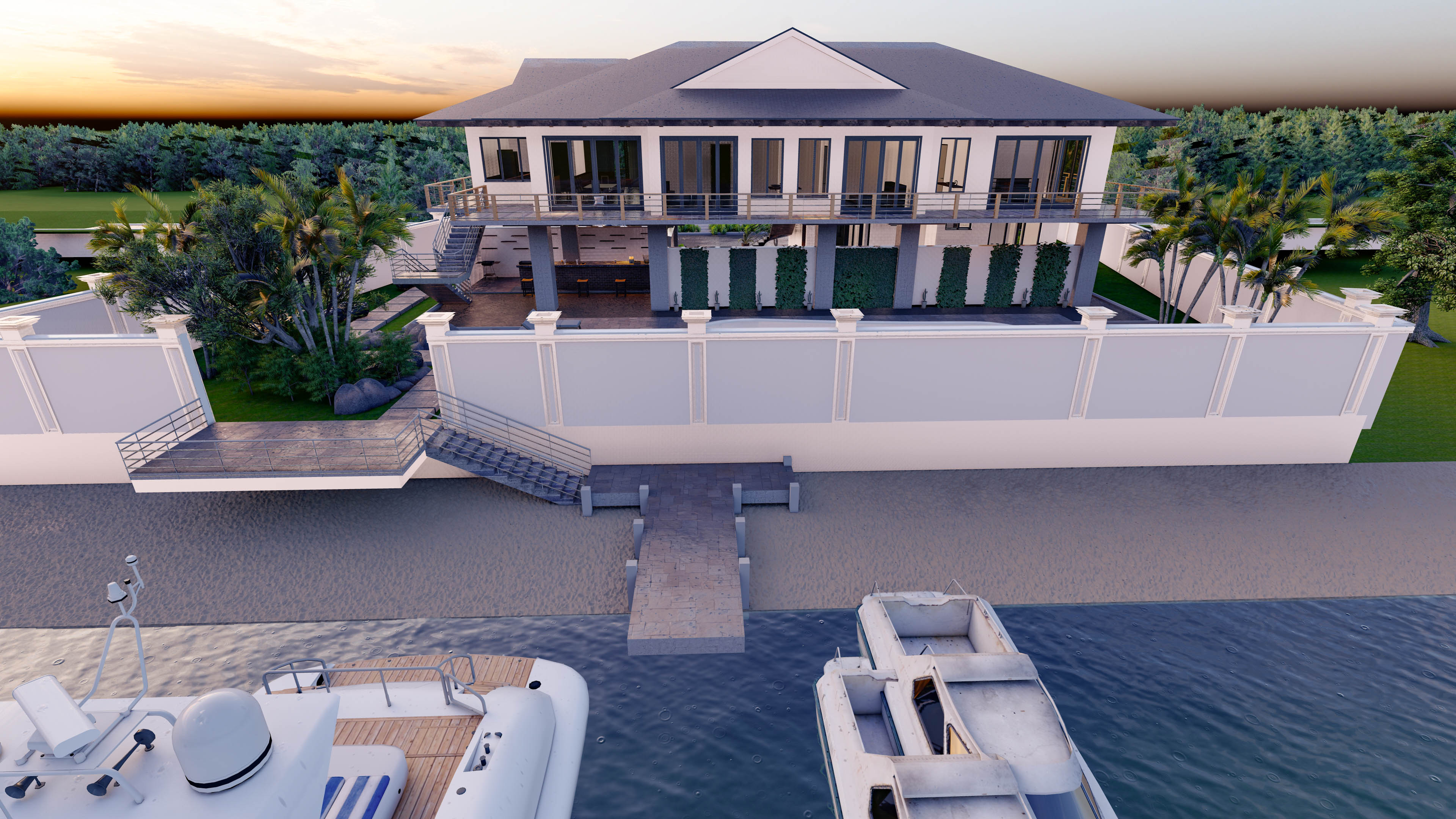 Private Residence, Snake Island, view 6